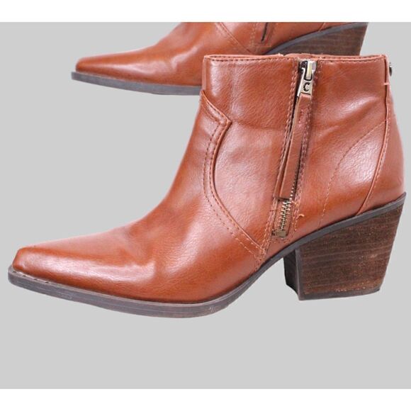 SAM EDELMAN Whistler Ankle Boot in Brown Size 8.5 - Picture 4 of 16